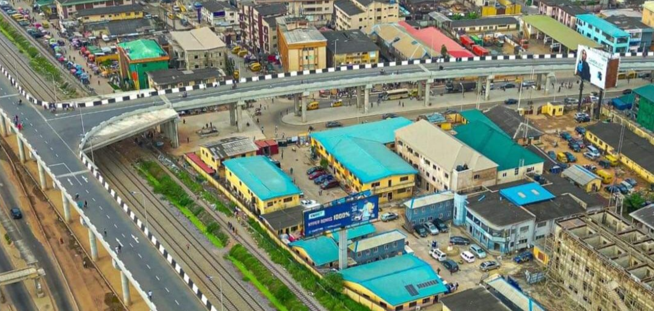 Ikeja streets and city life in Lagos